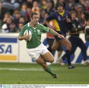 11 October 2003; Kevin Maggs, Ireland. 2003 Rugby World Cup, Pool A, Ireland v Romania, Central Coast Stadium, Gosford, New South Wales, Australia. Picture credit; Brendan Moran / SPORTSFILE *EDI*