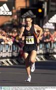 27 October 2003; Gary Crossan, Ireland, competing in the adidas Dublin City Marathon 2003. Athletics. Picture credit; David Maher / SPORTSFILE *EDI*