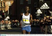 27 October 2003; Lezan Kimutai, Kenya, competing in the Adidas Dublin City Marathon 2003. Athletics. Picture credit; David Maher / SPORTSFILE *EDI*