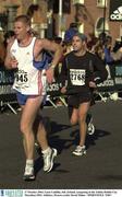 27 October 2003; Liam Cuddihy, left, Ireland, competing in the Adidas Dublin City Marathon 2003. Athletics. Picture credit; David Maher / SPORTSFILE *EDI*