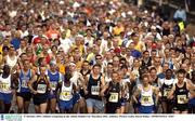 27 October 2003; Athletes competing in the Adidas Dublin City Marathon 2003. Athletics. Picture credit; David Maher / SPORTSFILE *EDI*