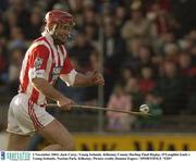 2 November 2003; Jack Carey, Young Irelands. Kilkenny County Hurling Final Replay, O'Loughlin Gaels v Young Irelands, Nowlan Park, Kilkenny. Picture credit; Damien Eagers / SPORTSFILE *EDI*