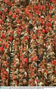 14 September 2003; GAA supporters pictured in the Canal end. Guinness All-Ireland Senior Hurling Championship Final, Kilkenny v Cork, Croke Park, Dublin. Picture credit;  Damien Eagers / SPORTSFILE *EDI*