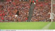 14 September 2003; Cork's Setanta O'hAilpin scores a goal past Kilkenny goalkeeper James McGarry. Guinness All-Ireland Senior Hurling Championship Final, Kilkenny v Cork, Croke Park, Dublin. Picture credit; Damien Eagers / SPORTSFILE