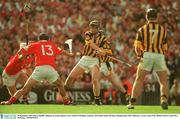 14 September 2003; Henry Shefflin, Kilkenny in action against Cork's Setanta O'hAilpin. Guinness All-Ireland Senior Hurling Championship Final, Kilkenny v Cork, Croke Park, Dublin. Picture credit; Ray McManus / SPORTSFILE