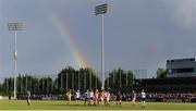 15 June 2013; A general view of a scuffle under a rainbow. Leinster GAA Hurling Senior Championship Quarter-Final Replay, Dublin v Wexford, Parnell Park, Dublin. Picture credit: Dáire Brennan / SPORTSFILE