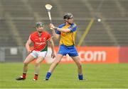 16 June 2013; Séan Melia, Roscommon, in action against Fergal Lyons, Mayo. Connacht GAA Hurling Intermediate Championship Final, Mayo v Roscommon, Elverys MacHale Park, Castlebar, Co. Mayo. Picture credit: Barry Cregg / SPORTSFILE
