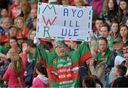 16 June 2013; A Mayo supporter before the game. Connacht GAA Football Senior Championship Semi-Final, Mayo v Roscommon, Elverys MacHale Park, Castlebar, Co. Mayo. Picture credit: Barry Cregg / SPORTSFILE