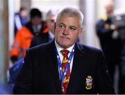 18 June 2013; British & Irish Lions head coach Warren Gatland arrives ahead of the game. British & Irish Lions Tour 2013, Brumbies v British & Irish Lions, Canberra Stadium, Bruce, Canberra, Australia. Picture credit: Stephen McCarthy / SPORTSFILE