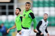 9 August 2019; Graham Burke of Shamrock Rovers in the warm-up before the Extra.ie FAI Cup First Round match between Shamrock Rovers and Finn Harps at Tallaght Stadium in Tallaght, Dublin. Photo by Piaras Ó Mídheach/Sportsfile