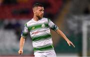 9 August 2019; Jack Byrne of Shamrock Rovers during the Extra.ie FAI Cup First Round match between Shamrock Rovers and Finn Harps at Tallaght Stadium in Tallaght, Dublin. Photo by Piaras Ó Mídheach/Sportsfile