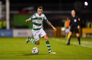 9 August 2019; Sean Kavanagh of Shamrock Rovers during the Extra.ie FAI Cup First Round match between Shamrock Rovers and Finn Harps at Tallaght Stadium in Tallaght, Dublin. Photo by Piaras Ó Mídheach/Sportsfile