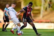 16 August 2019; Paul Doyle of UCD in action against Andre Wright of Bohemians during the SSE Airtricity League Premier Division match between Bohemians and UCD at Dalymount Park in Dublin. Photo by Sam Barnes/Sportsfile