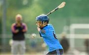 17 August 2019; Gus Lohan of Oranmore, Co Galway in action in the Hurling U11 Boys A semi-final during Day 1 of the Aldi Community Games August Festival, which saw over 3,000 children take part in a fun-filled weekend at UL Sports Arena in University of Limerick, Limerick. Photo by David Fitzgerald/Sportsfile