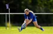 17 August 2019; Ciara Faulkner of Leinster goes over to score her side's seventh try during the Under 18 Girls Interprovincial Rugby Championship match between Leinster and Connacht at MU Barnhall in Leixlip, Kildare. Photo by Sam Barnes/Sportsfile