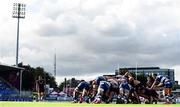17 August 2019; Both sides contest a scrum during the Bank of Ireland pre-season friendly match between Leinster and Coventry at Energia Park in Donnybrook, Dublin. Photo by Eóin Noonan/Sportsfile