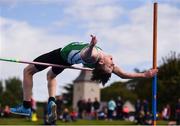 17 August 2019; Evan O'Toole of Glenmore-Tullogher-Roscobercon, Co. Kilkenny, competing in the Boys' U16 High Jump during Day 1 of the Aldi Community Games August Festival, which saw over 3,000 children take part in a fun-filled weekend at UL Sports Arena in University of Limerick, Limerick. Photo by Ben McShane/Sportsfile