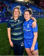 17 August 2019; Grace Miller of Leinster and sister Alison Miller of Connacht following the Women’s Interprovincial Rugby Championship match between Leinster and Connacht at Energia Park in Donnybrook, Dublin. Photo by Seb Daly/Sportsfile