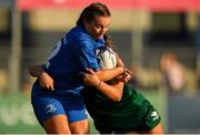 17 August 2019; Michelle Claffey of Leinster is tackled by Nichola Fryday of Connacht during the Women’s Interprovincial Rugby Championship match between Leinster and Connacht at Energia Park in Donnybrook, Dublin. Photo by Eóin Noonan/Sportsfile