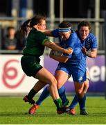 17 August 2019; Lindsay Peat of Leinster is tackled by Moya Griffin of Connacht during the Women’s Interprovincial Rugby Championship match between Leinster and Connacht at Energia Park in Donnybrook, Dublin. Photo by Eóin Noonan/Sportsfile