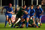 17 August 2019; Lindsay Peat of Leinster is tackled by Shannon Touhey of Connacht  during the Women’s Interprovincial Rugby Championship match between Leinster and Connacht at Energia Park in Donnybrook, Dublin. Photo by Eóin Noonan/Sportsfile