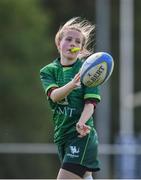 17 August 2019; Olivia Haverty of Connacht during the Under 18 Girls Interprovincial Rugby Championship match between Leinster and Connacht at MU Barnhall in Leixlip, Kildare. Photo by Sam Barnes/Sportsfile