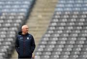 18 August 2019; Galway manager Brian Hanley walks the pitch prior to the Electric Ireland GAA Hurling All-Ireland Minor Championship Final match between Kilkenny and Galway at Croke Park in Dublin. Photo by Seb Daly/Sportsfile