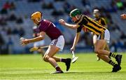 18 August 2019; Adam Nolan of Galway in action against Ian Byrne of Kilkenny  during the Electric Ireland GAA Hurling All-Ireland Minor Championship Final match between Kilkenny and Galway at Croke Park in Dublin. Photo by Ray McManus/Sportsfile