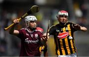 18 August 2019; Sean McDonagh of Galway in action against Liam Moore of Kilkenny during the Electric Ireland GAA Hurling All-Ireland Minor Championship Final match between Kilkenny and Galway at Croke Park in Dublin. Photo by Seb Daly/Sportsfile
