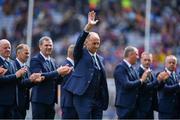 18 August 2019; Joe Dooley of the Offaly 1994 All-Ireland winning Jubilee team as the team are honoured prior to the GAA Hurling All-Ireland Senior Championship Final match between Kilkenny and Tipperary at Croke Park in Dublin. Photo by Brendan Moran/Sportsfile