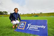 18 August 2019; Olympian and Community Games Ambassador Olive Loughnane during Day 2 of the Aldi Community Games August Festival, which saw over 3,000 children take part in a fun-filled weekend at UL Sports Arena in University of Limerick, Limerick. Photo by David Fitzgerald/Sportsfile