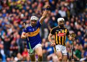 18 August 2019; Niall O’Meara of Tipperary celebrates after scoring his side's first goal during the GAA Hurling All-Ireland Senior Championship Final match between Kilkenny and Tipperary at Croke Park in Dublin. Photo by Brendan Moran/Sportsfile