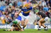 18 August 2019; Séamus Callanan of Tipperary celebrates after scoring his side's second goal during the GAA Hurling All-Ireland Senior Championship Final match between Kilkenny and Tipperary at Croke Park in Dublin. Photo by Eóin Noonan/Sportsfile