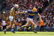 18 August 2019; Mark Kehoe of Tipperary in action against Conor Fogarty of Kilkenny during the GAA Hurling All-Ireland Senior Championship Final match between Kilkenny and Tipperary at Croke Park in Dublin. Photo by Sam Barnes/Sportsfile