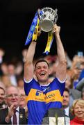 18 August 2019; Tipperary captain Séamus Callanan lifts the Liam MacCarthy cup after the GAA Hurling All-Ireland Senior Championship Final match between Kilkenny and Tipperary at Croke Park in Dublin. Photo by Seb Daly/Sportsfile