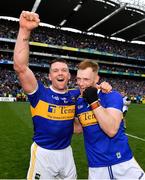 18 August 2019; Padraic Maher and Michael Breen of Tipperary celebrate following the GAA Hurling All-Ireland Senior Championship Final match between Kilkenny and Tipperary at Croke Park in Dublin. Photo by Sam Barnes/Sportsfile