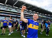 18 August 2019; Seán O’Brien of Tipperary celebrates following the GAA Hurling All-Ireland Senior Championship Final match between Kilkenny and Tipperary at Croke Park in Dublin. Photo by Sam Barnes/Sportsfile