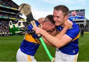 18 August 2019; Padraic Maher, left, Noel McGrath of Tipperary following the GAA Hurling All-Ireland Senior Championship Final match between Kilkenny and Tipperary at Croke Park in Dublin. Photo by Sam Barnes/Sportsfile