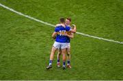 18 August 2019; Tipperary players James Barry, left, and Jerome Cahill celebrate after the GAA Hurling All-Ireland Senior Championship Final match between Kilkenny and Tipperary at Croke Park in Dublin. Photo by Daire Brennan/Sportsfile