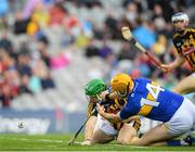 18 August 2019; Séamus Callanan of Tipperary scoring his side's second goal during the GAA Hurling All-Ireland Senior Championship Final match between Kilkenny and Tipperary at Croke Park in Dublin. Photo by Eóin Noonan/Sportsfile