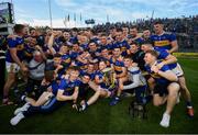 18 August 2019; The Tipperary Team celebrate with the Liam MacCarthy cup, after the GAA Hurling All-Ireland Senior Championship Final match between Kilkenny and Tipperary at Croke Park in Dublin. Photo by Stephen McCarthy/Sportsfile