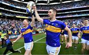 18 August 2019; Michael Breen, left, and Barry Heffernan of Tipperary celebrate with the Liam MacCarthy cup after after the GAA Hurling All-Ireland Senior Championship Final match between Kilkenny and Tipperary at Croke Park in Dublin. Photo by Brendan Moran/Sportsfile