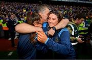 18 August 2019; Tipperary manager Liam Sheedy celebrates with daughters Gemma, left, and Aisling following the GAA Hurling All-Ireland Senior Championship Final match between Kilkenny and Tipperary at Croke Park in Dublin. Photo by Stephen McCarthy/Sportsfile