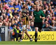 18 August 2019; Richie Hogan of Kilkenny leaves the field after being shown a red card by referee James Owens during the GAA Hurling All-Ireland Senior Championship Final match between Kilkenny and Tipperary at Croke Park in Dublin. Photo by Seb Daly/Sportsfile
