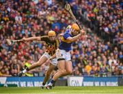 18 August 2019; Barry Heffernan of Tipperary in action against Billy Ryan of Kilkenny during the GAA Hurling All-Ireland Senior Championship Final match between Kilkenny and Tipperary at Croke Park in Dublin. Photo by Stephen McCarthy/Sportsfile