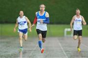 18 August 2019; David Hayde from St Laurence O'Toole A. C. competing in the mens over 50's 200m during the Irish Life Health National Masters Track and Field Championships at Tullamore Harriers Stadium in Tullamore, Co Offaly. Photo by Matt Browne/Sportsfile