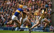 18 August 2019; TJ Reid of Kilkenny, supported by John Donnelly, right, in action against Barry Heffernan of Tipperary during the GAA Hurling All-Ireland Senior Championship Final match between Kilkenny and Tipperary at Croke Park in Dublin. Photo by Sam Barnes/Sportsfile
