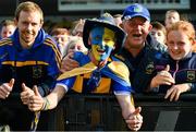 19 August 2019; Tipperary supporter Sid Ryan, second from left, with fellow supporters at the Tipperary All-Ireland hurling champions homecoming event at Semple Stadium in Thurles, Tipperary. Photo by Sam Barnes/Sportsfile