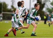 18 August 2019; Eoin Harris of Ballincollig, Co. Cork, competing in the U10 Boys/Girls/Mixed Gaelic Football during Day 2 of the Aldi Community Games August Festival, which saw over 3,000 children take part in a fun-filled weekend at UL Sports Arena in University of Limerick, Limerick. Photo by Ben McShane/Sportsfile