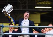 19 August 2019; Willie Connors of Tipperary with the Liam MacCarthy cup at the Tipperary All-Ireland hurling champions homecoming event at Semple Stadium in Thurles, Tipperary. Photo by Sam Barnes/Sportsfile